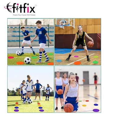 Fitfix TPE Sports Poly Spot Flat Cones, Soccer Training Equipment, Agility Practice Markers  thumbnail 3