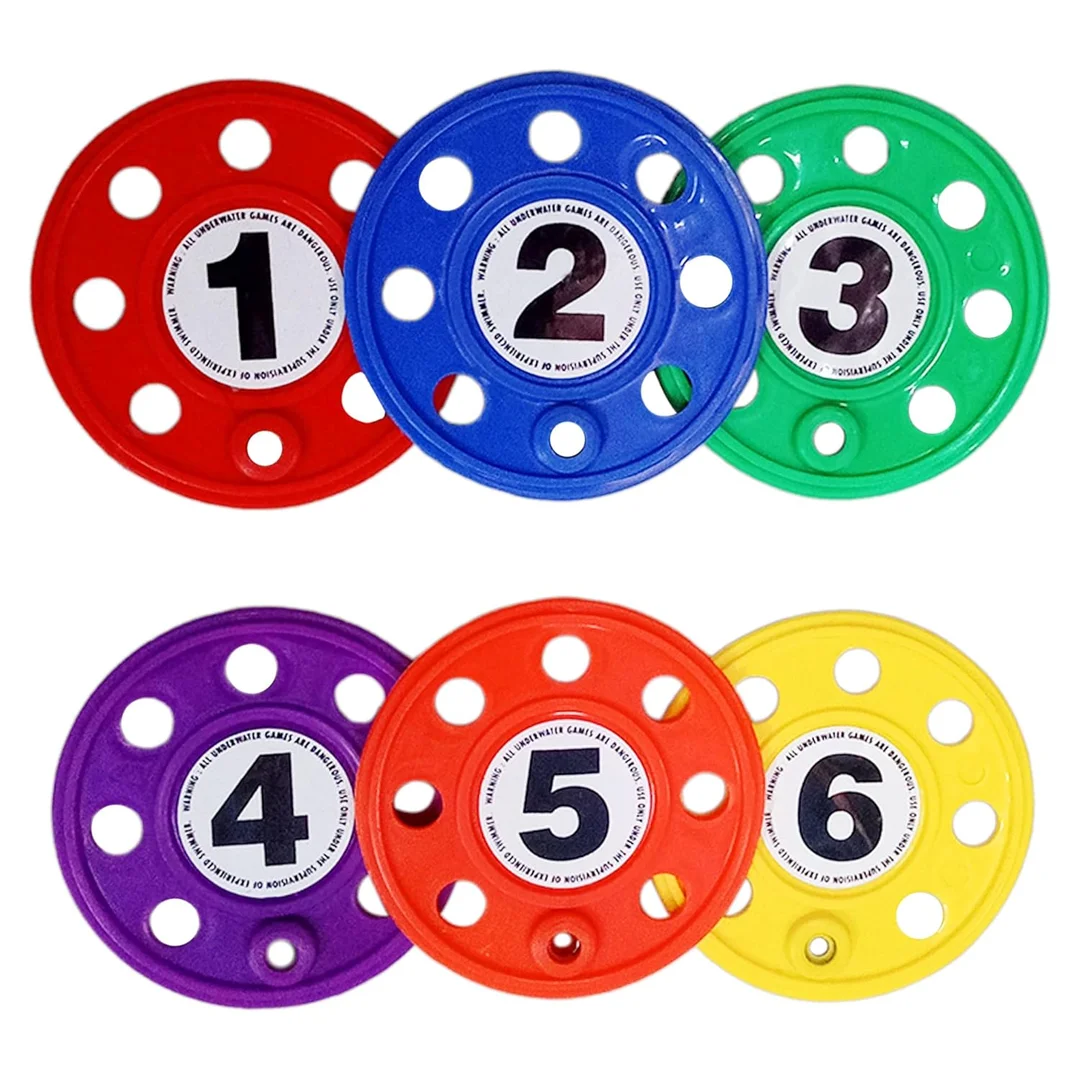Swimming Toy Set for Kids | Floating Egg Flips, Diving Discs, Sinker Rings, Stick | Premium Combo for Children’s Pool Fun | Multicolor (Made in India) image 3
