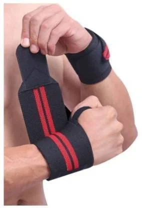 Cotton Wrist Band for Men & Women | Adjustable Wrist Supporter for Gym, Weightlifting, and Muscle Relaxation | Multi Colour Pack of 2 image 3