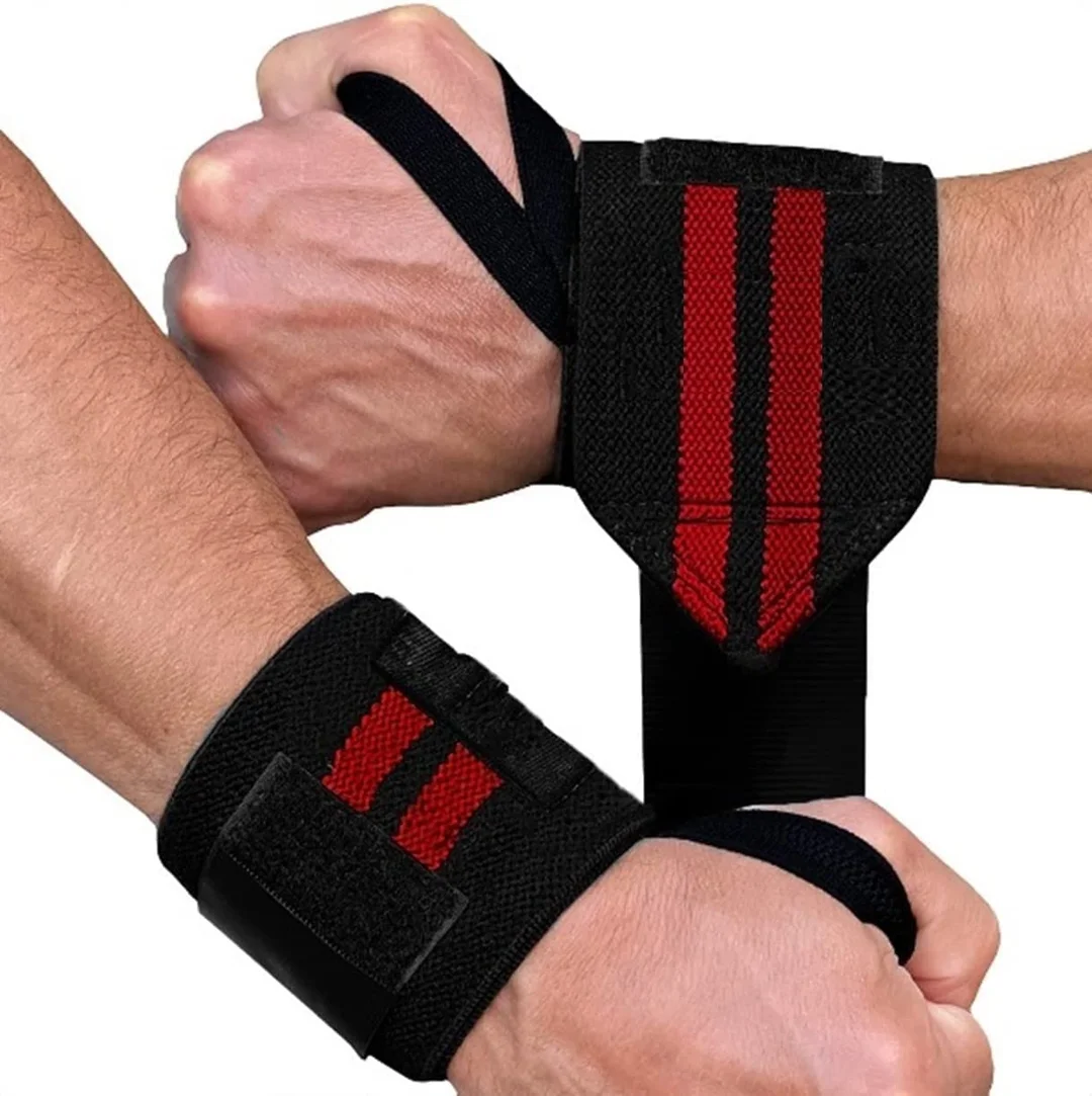 Cotton Wrist Band for Men & Women | Adjustable Wrist Supporter for Gym, Weightlifting, and Muscle Relaxation | Multi Colour Pack of 2 image 4