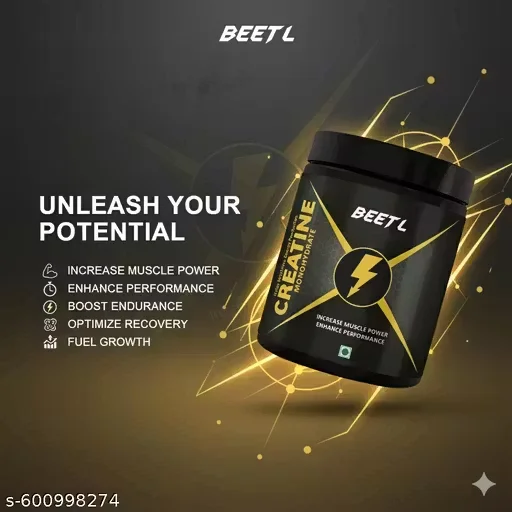 BEETAL Creatine 100g | Creatine Monohydrate Powder for Muscle Growth and Fitness | Vegan Creatine Supplement image 2