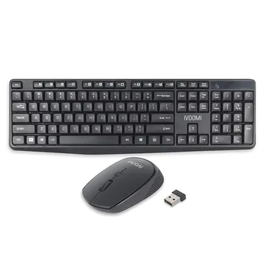 iVOOMi Spice IV-101KMC Wireless| Spill-Resistant| Plug & Play Keyboard & Mouse Combo| Black – Perfect for Home & Office Use thumbnail 2