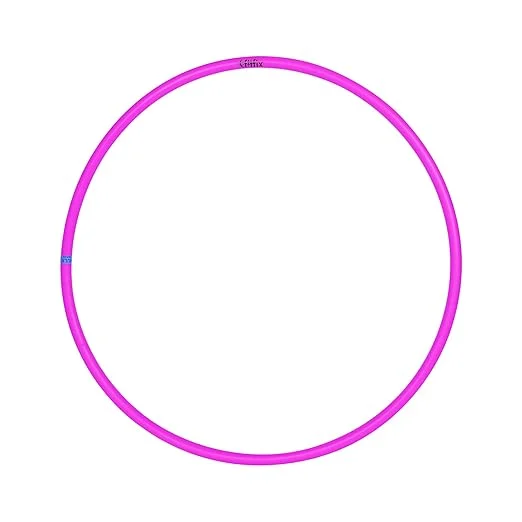 Fitfix® Hula Hoop for Kids 18 Inch Fusion Welded Exercise Ring with Carry Bag, Multicolor, Portable Fitness Hoop for Boys and Girls. image 1