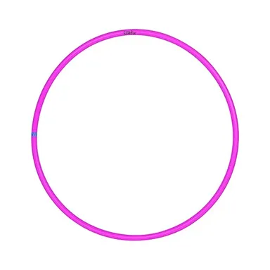 Fitfix® Hula Hoop for Kids  18 Inch Fusion Welded Exercise Ring with Carry Bag, Multicolor, Portable Fitness Hoop for Boys and Girls. thumbnail 0