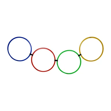 Agility Ring Ladder Set for Kids & Adults  Fitfix® Multicolor Speed Rings with Velcro | Agility Equipment for Soccer, Football & Home Workouts thumbnail 3