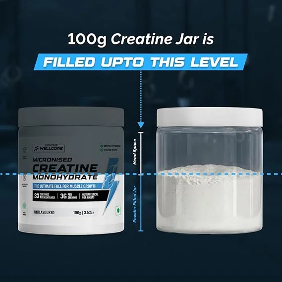MADMEX Creatine Monohydrate 100g | Unflavoured Vegetarian Supplement for Muscle Gain and Strength image 2