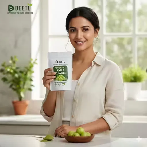 BEETAL Advance Amla Powder 200g | Best Organic Amla Powder for Hair Growth & Skin Care image 2