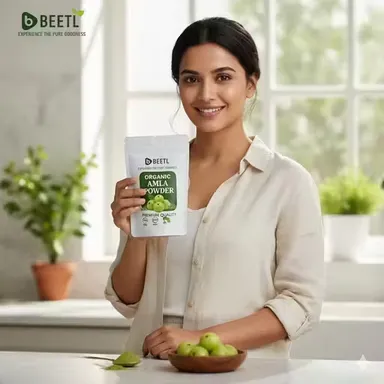 BEETAL Advance Amla Powder 200g | Best Organic Amla Powder for Hair Growth & Skin Care thumbnail 1