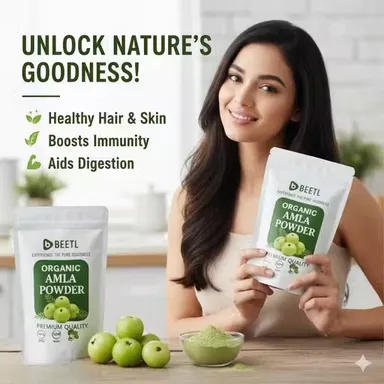 BEETAL Advance Amla Powder 200g | Best Organic Amla Powder for Hair Growth & Skin Care thumbnail 2