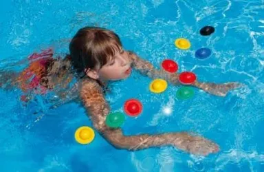 Fitfix™ Swimming Egg Flips Pack of 10 PS | ABS Material, Breathing Technique Training Tool for Kids and Adults, Swim Training Equipment Made in India thumbnail 1