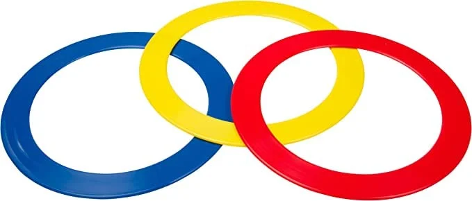 Fitfix Juggling Rings for Kids | Magician Juggling Rings, Set of 3 Sports Rings | Ideal for Boys and Girls image 1
