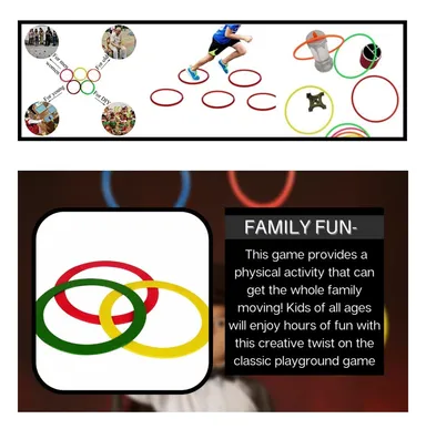 Fitfix Juggling Rings for Kids | Magician Juggling Rings, Set of 3 Sports Rings | Ideal for Boys and Girls thumbnail 2