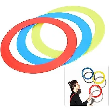 Fitfix Juggling Rings for Kids | Magician Juggling Rings, Set of 3 Sports Rings | Ideal for Boys and Girls thumbnail 3