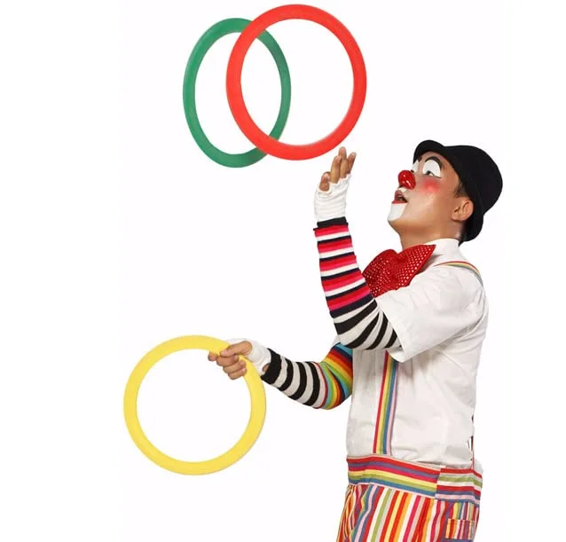 Fitfix Juggling Rings for Kids | Magician Juggling Rings, Set of 3 Sports Rings | Ideal for Boys and Girls image 5