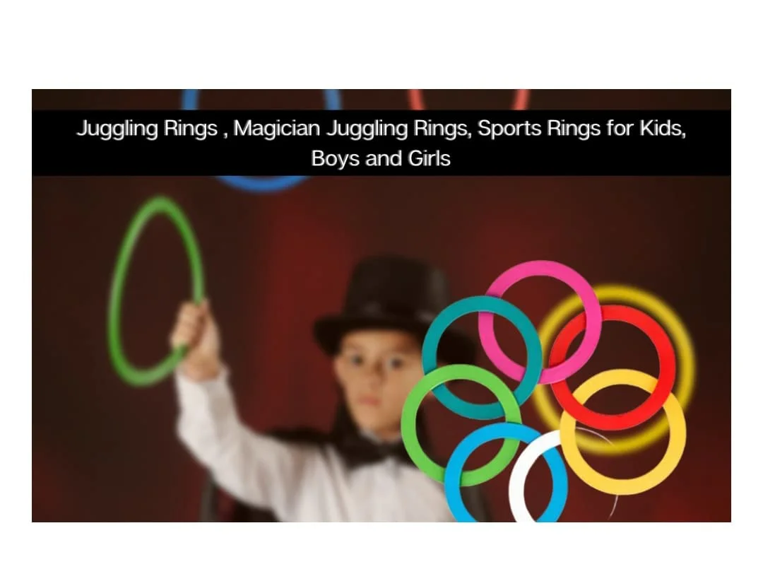 Fitfix Juggling Rings for Kids | Magician Juggling Rings, Set of 3 Sports Rings | Ideal for Boys and Girls image 6