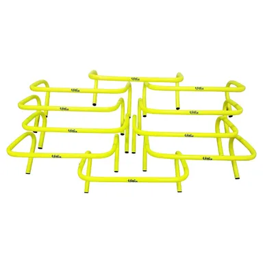 Fitfix Hurdle Set with Push-Up Bar & AB Roller | 10 Pcs 9-Inch Hurdles Home Gym Fitness Bundle thumbnail 8