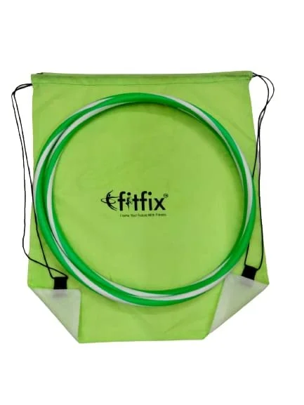 Collapsible Fitness Hula Hoop for Adults and Kids |36 Inch Dual Colour Lightweight Hoop with Carry Bag |Best Hula Hoop for Fitness and Travel Pack of 5 image 6