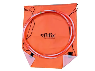 Collapsible Fitness Hula Hoop for Adults and Kids |36 Inch Dual Colour Lightweight Hoop with Carry Bag |Best Hula Hoop for Fitness and Travel Pack of 5 thumbnail 6