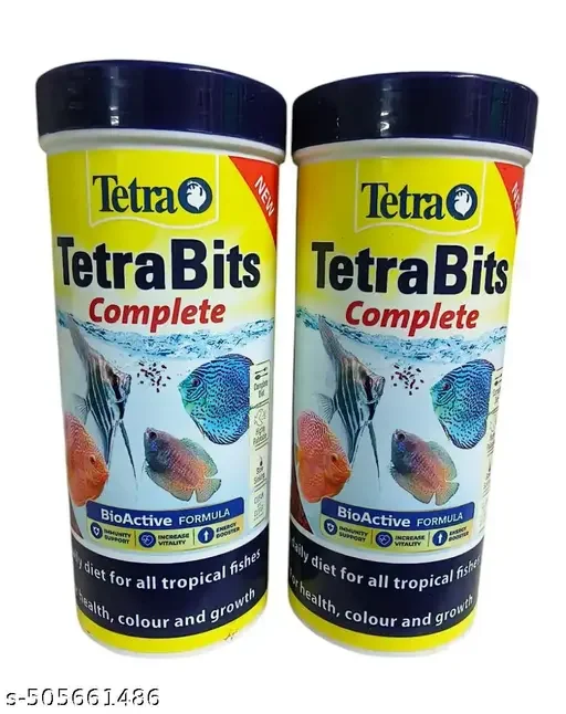Tetra Bits Fish Food For Discus and Tropical Fish, 60gm (30gm x 2) image 1