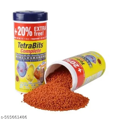 Tetra Bits Fish Food For Discus and Tropical Fish, 60gm (30gm x 2) thumbnail 1