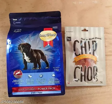 SmartHeart Puppy Dry Dog Food Power Pack 1kg | High Energy, Promote Healthy Growth | Chip Chops Chicken Strips Dog Treat 70g | Easily Digestible, Perfect for Snacks, Suitable for All Dog Breeds | Premium Dog Food & Treat Combo thumbnail 0