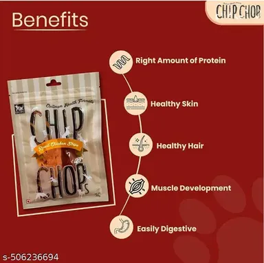 SmartHeart Puppy Dry Dog Food Power Pack 1kg | High Energy, Promote Healthy Growth | Chip Chops Chicken Strips Dog Treat 70g | Easily Digestible, Perfect for Snacks, Suitable for All Dog Breeds | Premium Dog Food & Treat Combo thumbnail 3