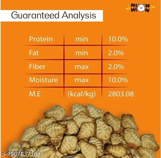 Taiyo Miow Miow Krispy Crackers Crunchy Treat Biscuits for All Breed Cats | Healthy Skin,Salmon Flavor – 60g image 4