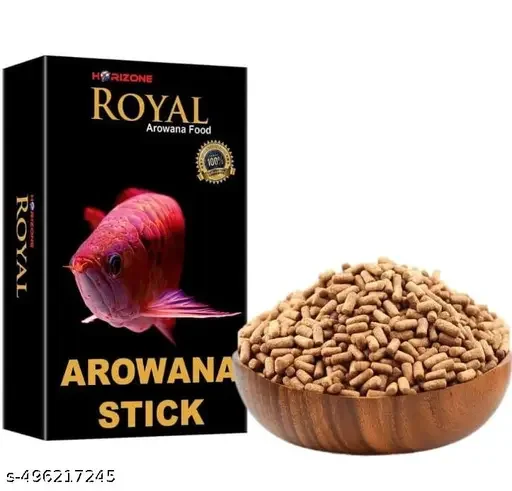 Royal Arowana Stick Fish Food, 100g (Pack of 2) | Best Fish Food for Arowana, Colour Enhancer, Quality Dry Fish Food for Vibrant Colour image 2