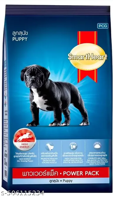 SmartHeart High Energy Puppy Dry Dog Food Power Pack 1kg + Furlicks Calming Aid for Dogs & Cats | Natural Supplements with L-Theanine, Tryptophan, Chamomile & Ashwagandha for Balanced Behavior & Stress Relief thumbnail 1