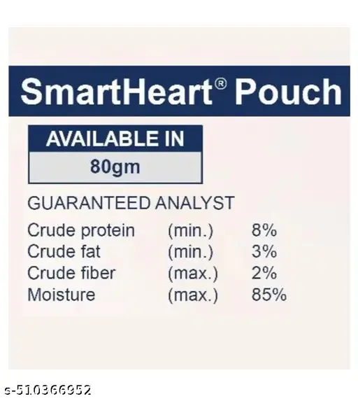 SmartHeart Wet Adult Dog Food Roasted Duck Flavor Gravy 80G Pouch | Premium Dog Food for All Breeds (Pack of 4) image 4
