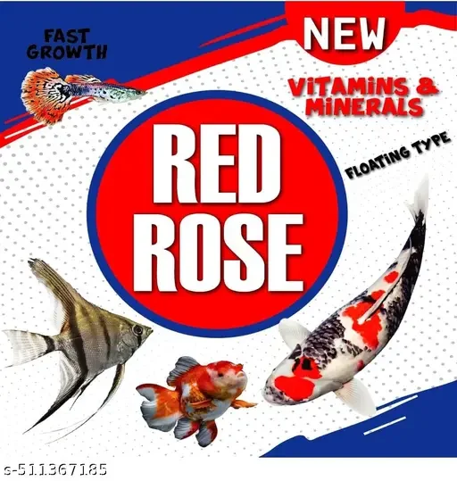 Taiyo Red Rose Colour Enhancer Fish Food 400gm Pack | Spirulina-Rich Pellets for Vibrant Koi and Tropical Fish image 2