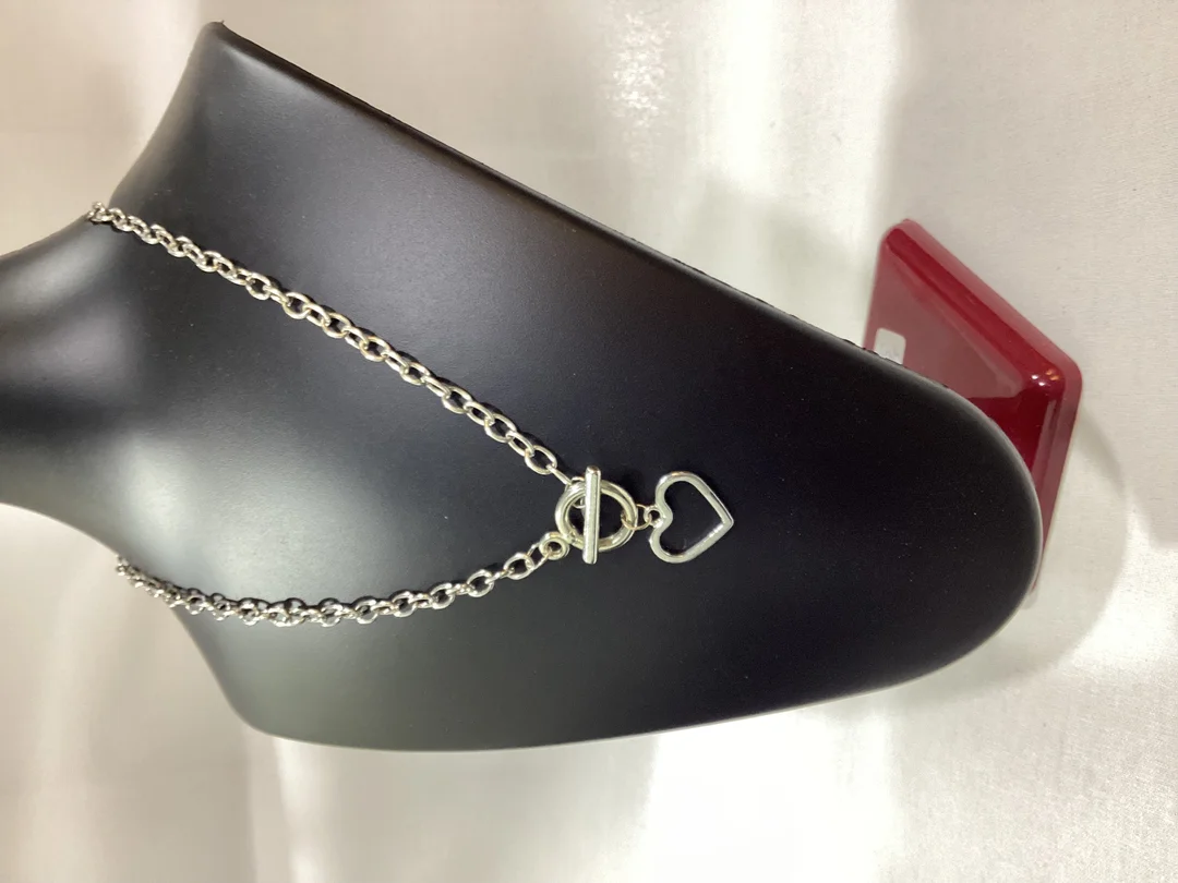 Gold Plated Heart Shape Necklace | Lightweight, Hypoallergenic, Romantic Gift for Women, Everyday Wear image 3