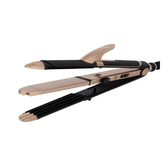 Vega 3 in 1 Hair Styler for Women Straightener Curler Crimper with Ceramic Plates Quick Heat Up for All Hair Types image 1