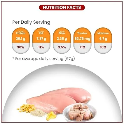 BILLI Cat Food for Adult Cats | Real Tuna, 500g Pack of 2 (1000g) | Me-O Creamy Treats Chicken & Liver Flavour 60g  image 4