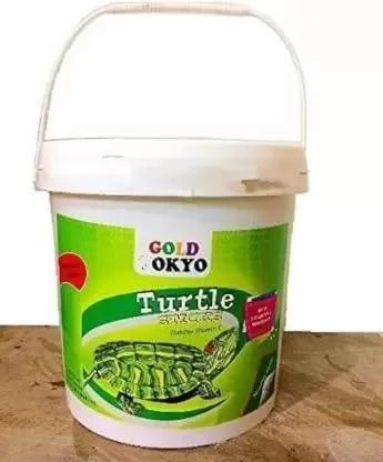 Gold Tokyo Premium Turtle Food 1kg | High-Protein Floating Sticks with Spirulina & Stabilised Vitamin C image 1