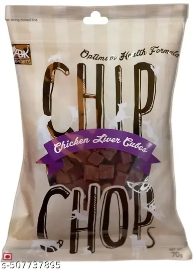 Smart Heart Adult Dry Dog Food 1Kg | Chip Chops Chicken Liver Cubes 70gm | Healthy Dog Treats, Easily Digestible, Boosts Muscle Power & Ideal for Active Dogs thumbnail 2