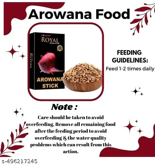 Horizone Royal Arowana Stick Fish Food, 100G (Pack of 2) | Quality Food, Colour Enhancer for Healthy Growth, Fish Food for Senior Fish image 4
