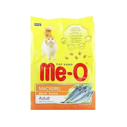 Me-O Adult Dry Cat Food Mackerel Flavor 1.2kg + Toptail Creamy Chicken & Liver Flavor Treats 60g | Premium Cat Food with Omega-3 & 6 for All Breeds, FLUTD Prevention image 3