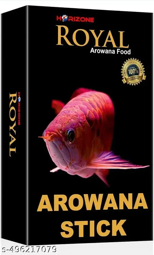 Horizone Royal Arowana Stick Fish Food 100G | Quality Food for Arowana, Colour Enhancer for Healthy Growth image 1