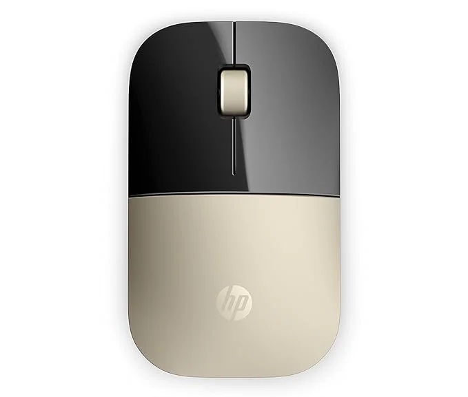 HP Z3700 Wireless Optical Mouse | 1200 DPI |2.4GHz Wireless| 16 Months Battery Life| Ambidextrous and Slim Design| (Modern Gold) image 1