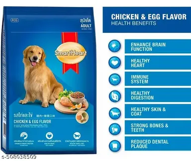 SmartHeart Adult Dry Dog Food Chicken Flavour 1.5Kg | Healthy Dog Treats and Training Snacks by SmartHeart thumbnail 2