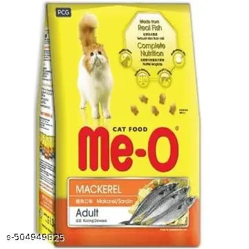 Me-O Adult Dry Cat Food Mackerel Flavor 1.2 Kg | Premium Cat Food for All Breeds | Omega-3 & 6 Fatty Acids + Toptail Tuna & Cheese Treats image 2