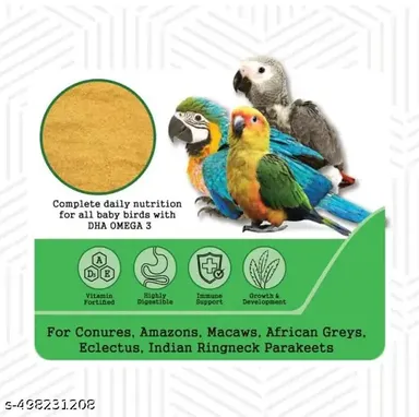 Taiyo Baby Bird Feeding Formula | Petslife Hand Feeding Formula for All Baby Birds, 250gm | Natural Nutrition for Newborn Chicks. thumbnail 1