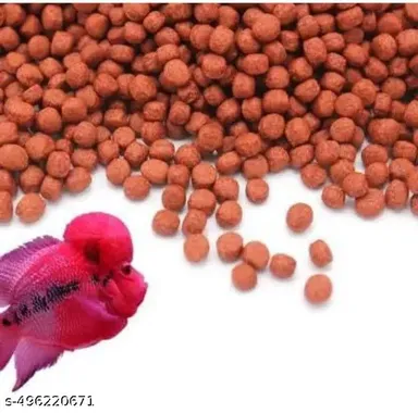 Horizone Royal Flowerhorn Daily Nutrition Fish Food 100G | Complete Nutrition for Flowerhorn Fish, Fast Growth & Palatability thumbnail 2