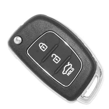 Hyundai Flip Key Shell for I20 Verna Xcent Igen Sportz Magna Models | 2 in 1 Flip Key Cover with Rubber Pad | Fly Master thumbnail 0