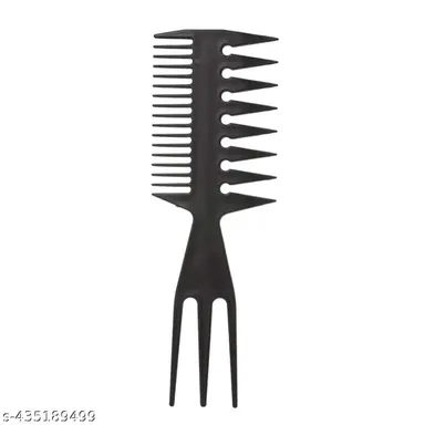 3-in-1 Plastic Detangling Hair Comb | Fly Master Wide Tooth Anti-Static Hairdressing Styling Tool Best Hair Detangling Comb for Thick Hair thumbnail 2