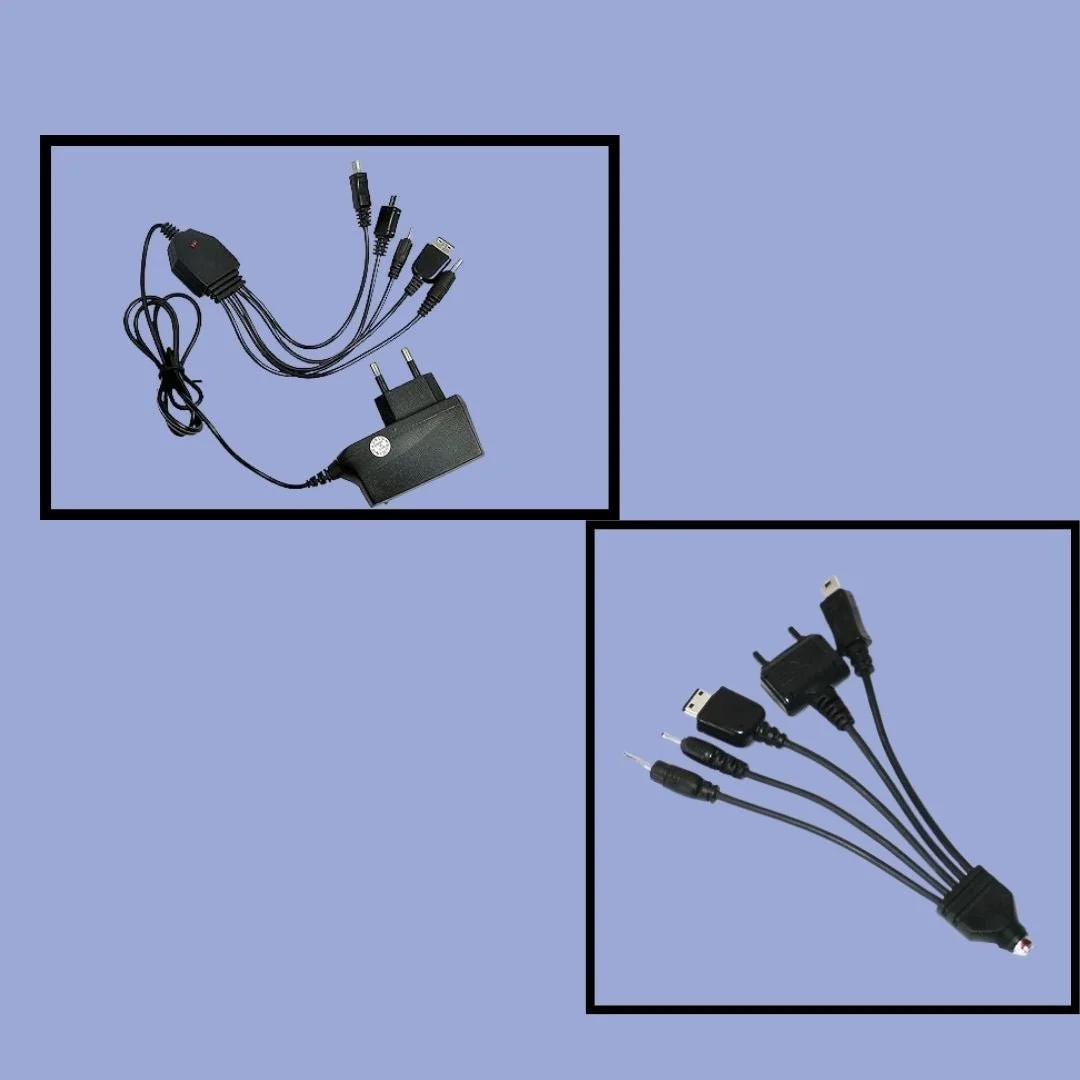 5 in 1 Universal Charger | Flymaster Multi-Device USB Charger with Cable | Portable Travel Charging Solution image 3