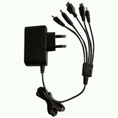 5 in 1 Universal Charger | Flymaster Multi-Device USB Charger with Cable | Portable Travel Charging Solution thumbnail 0