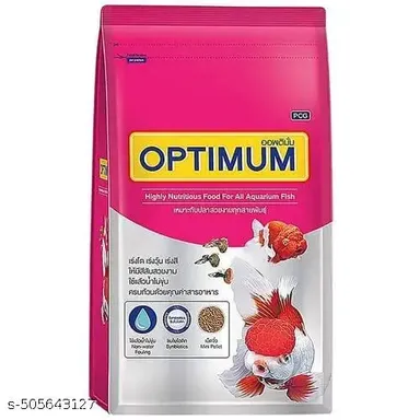 Optimum Highly Nutritious Fish Food for All Life Stages |Mini Pellet 100g | Premium Quality Non-Vegetarian Seafood Flavor Fish Food| thumbnail 3