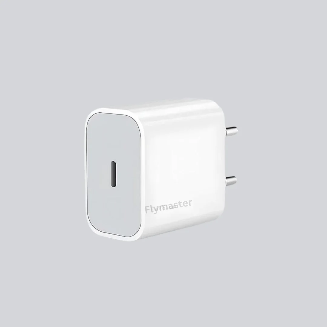 20W Fast Charger Adapter for Apple iPhone 11|12|13|14|15|16 Pro Max & Pro Models | White | Fly Master image 1